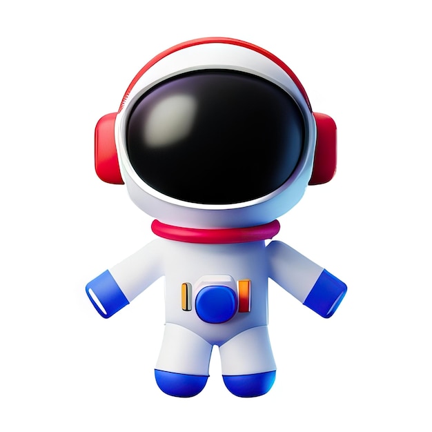 宇宙飛行士 3D イラスト ゲネレーテッド AI