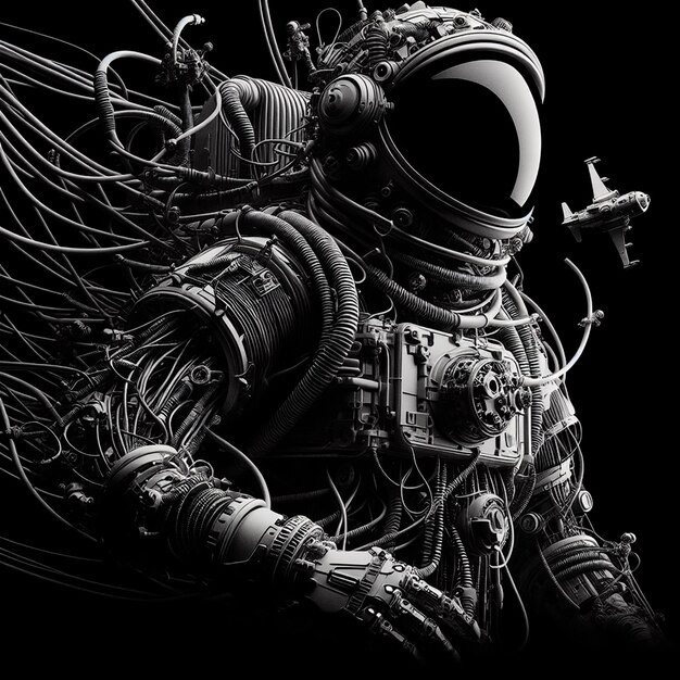 Astronaut 3D-weergave