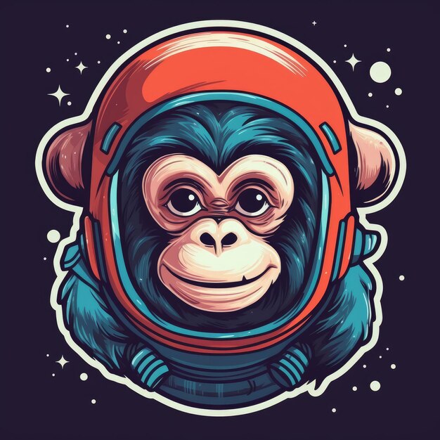 astronaut aap sticker vector