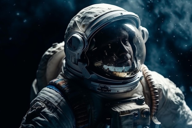Astronaut helmet space suit Generate Ai