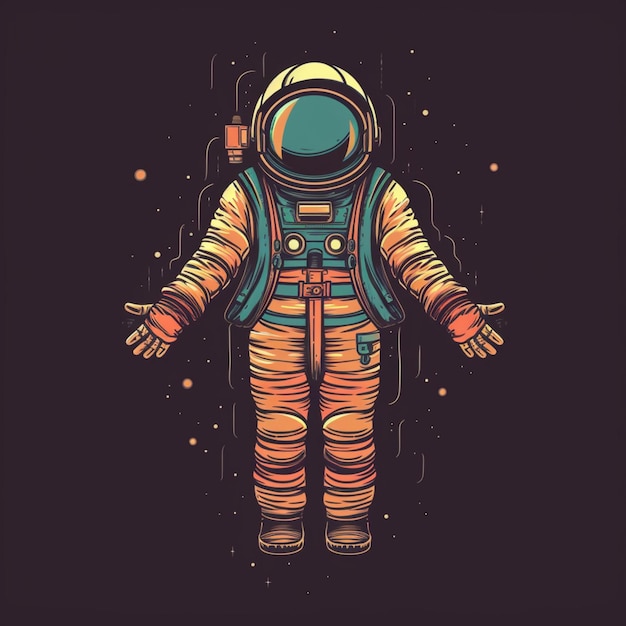 Astronaut In De Ruimte