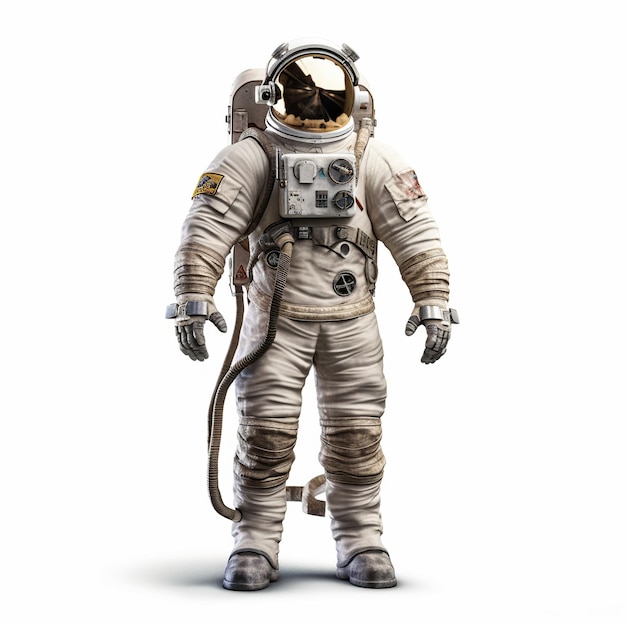 astronaut isolated on white background