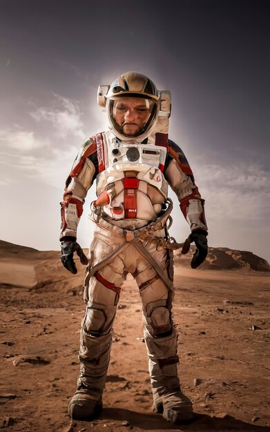 Astronaut on mars