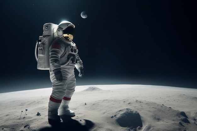 Astronaut op de maan wallpapers