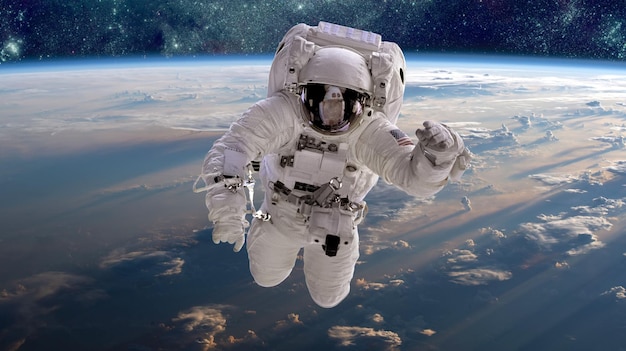 Astronaut in outer space