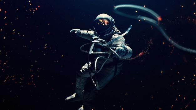 Astronaut Space 4K pc-desktop