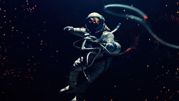 Photo astronaut space 4k pc desktop