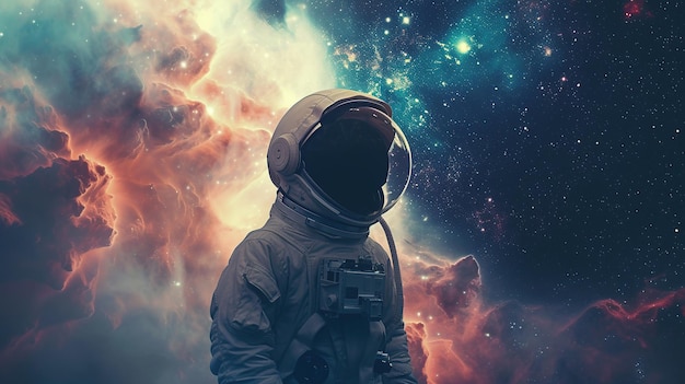 Astronaut in space wallpaper