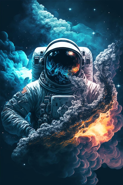 Foto astronauta carattere vettoriale download gratuito