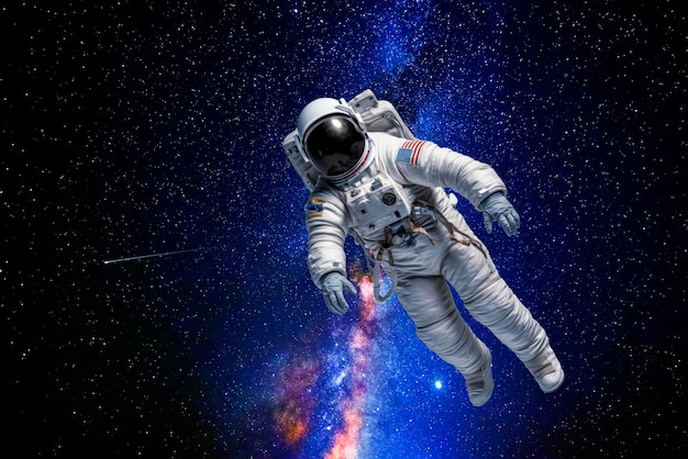 astronaut in the space