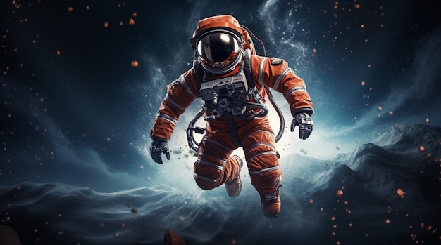 Astronaut in space