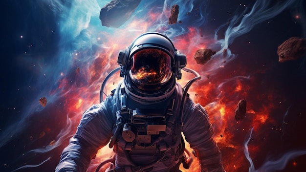 Astronaut in space