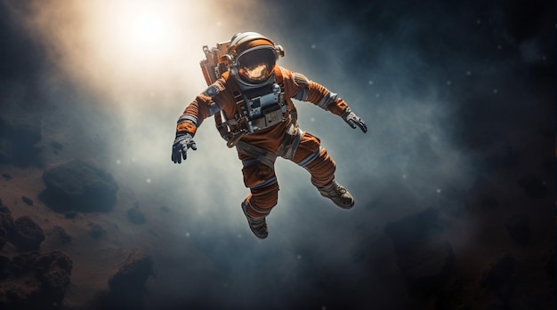 Astronaut in space