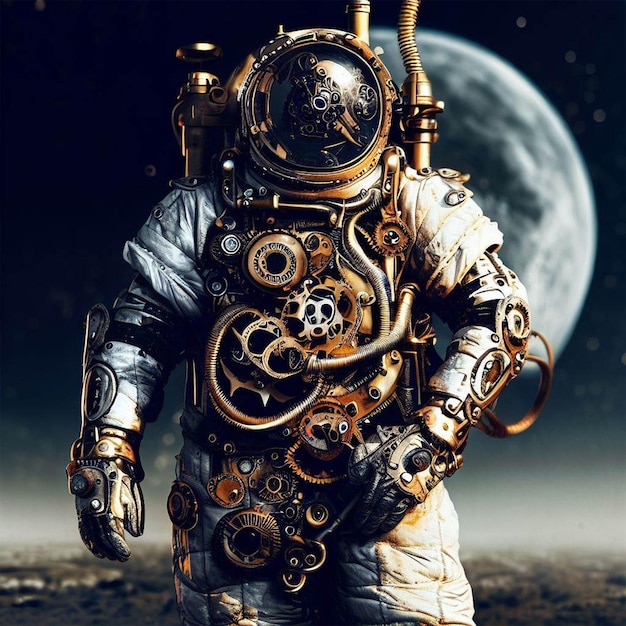 Astronaut Steampunk Suit