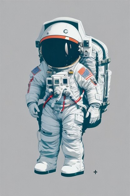 Astronaut sticker