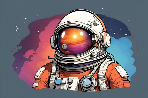 Foto astronaut sticker