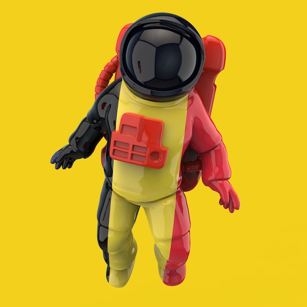 Astronautenconcept - 3d illustratie