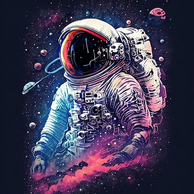 astronautlost in galaxy