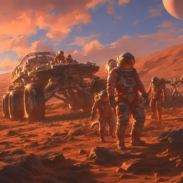 Astronauts on Mars A Journey of Discovery