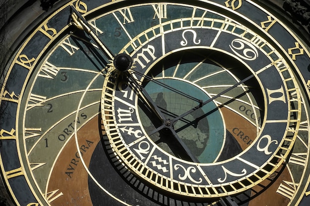 Astronomical clock at the Old Town City Hall in Prague