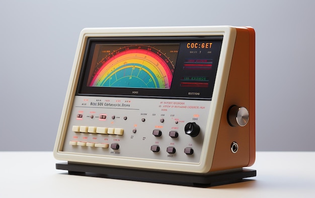 Astronomical Dust Analyzer on a White Background