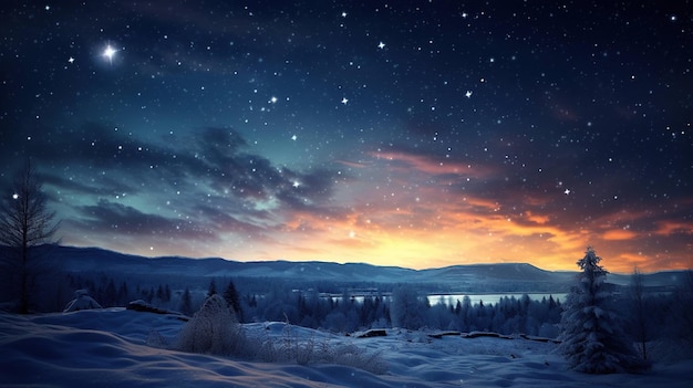 The astronomical start of winter UHD wallpaper