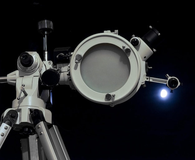 Astronomical telescope looking at the sky