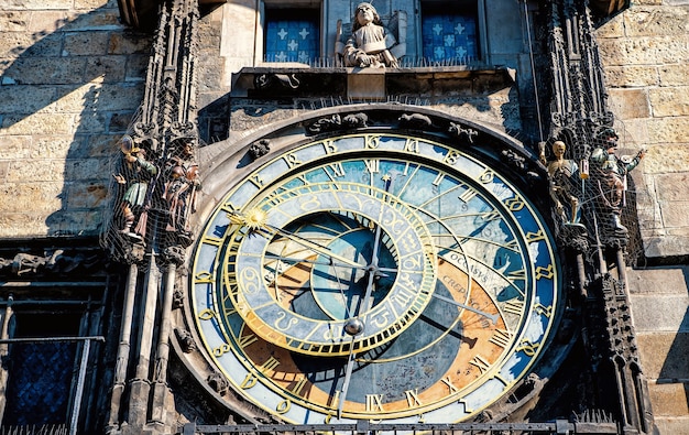 Astronomische klok van Praag in de oude binnenstad van Praag. Tsjechië