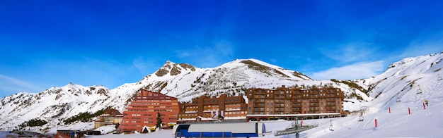 Astun-skigebied in Huesca op de Pyreneeën Spanje