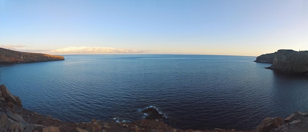 Atardecer met vistas a dos playas en la Gomera