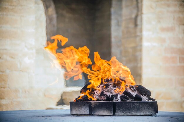 Tempio del fuoco di ateshgah. surakhani, azerbaigian