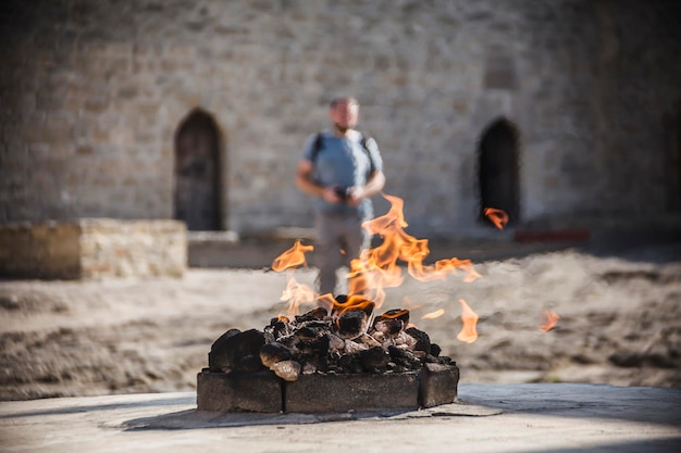 Ateshgah Fire Temple. Surakhani, Azerbaijan