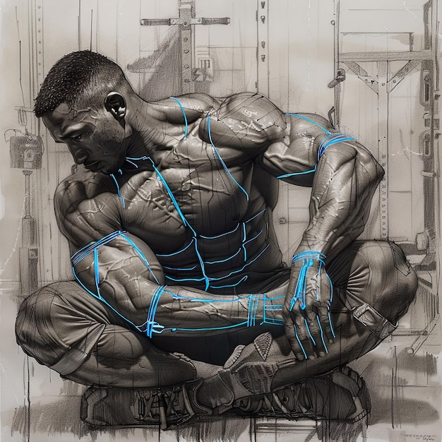 Photo athlete anatomy