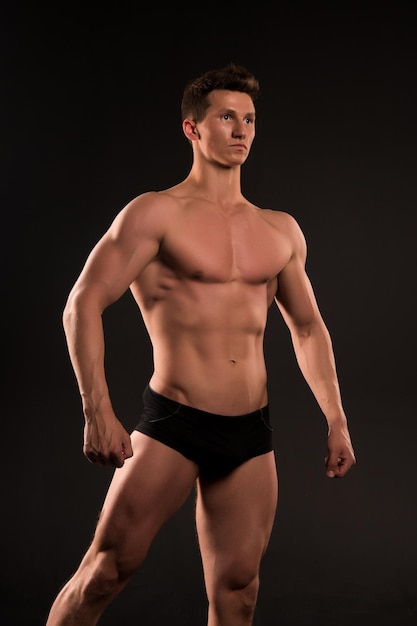 Chest Exercise in Underwear Stock Photo - Image of lifestyles