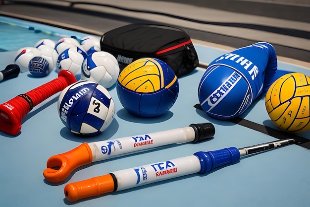 Athletes arsenal for water polo