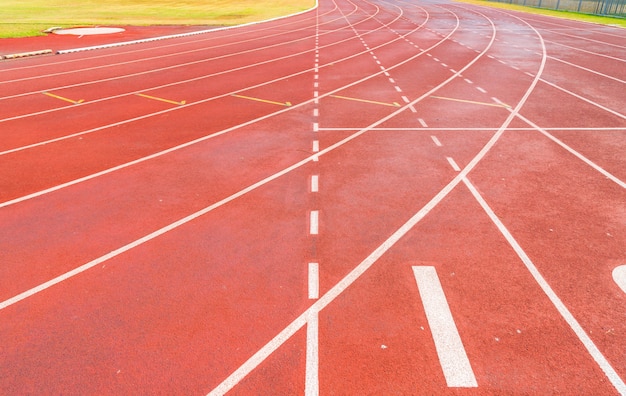 Photo athletics stadium running track