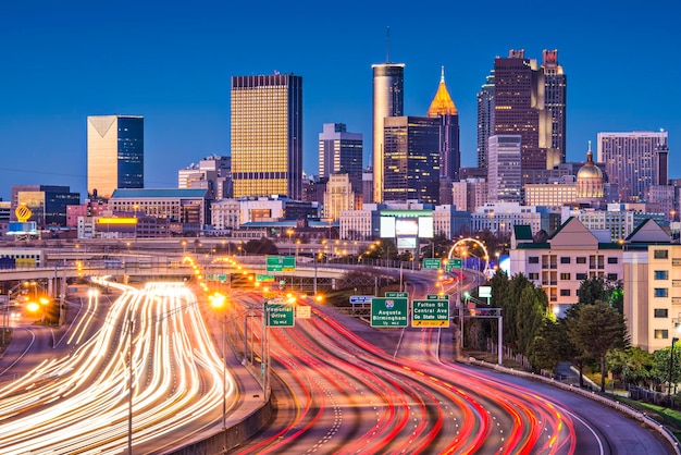 Photo atlanta georgia skyline