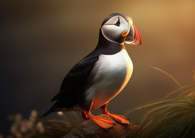 Atlantic Puffin or Common Puffin