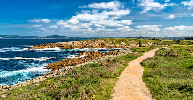 The Atlantic Seaside at A Coruna in Spain