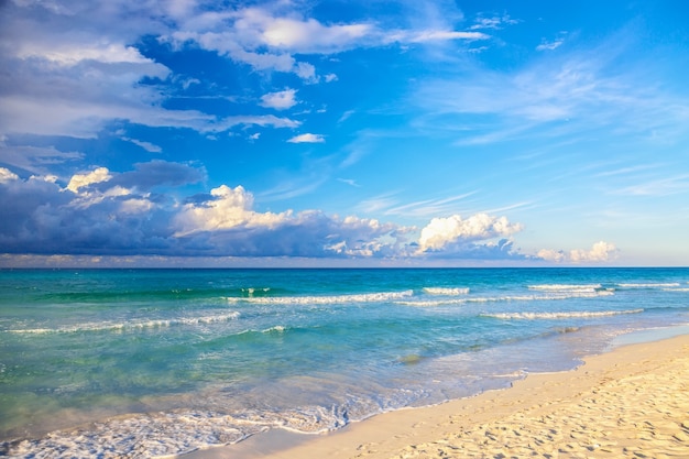 Atlantic tropical beach of Varadero in Cuba