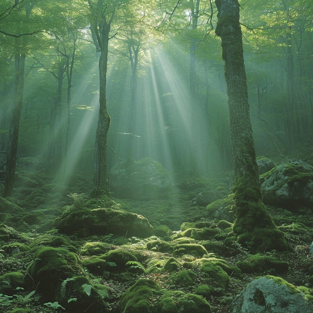 Atmosferische boslandschappen