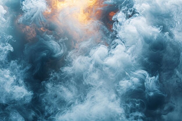 Atmospheric background of smoke and clouds Bright cloudscape with ethereal swirls