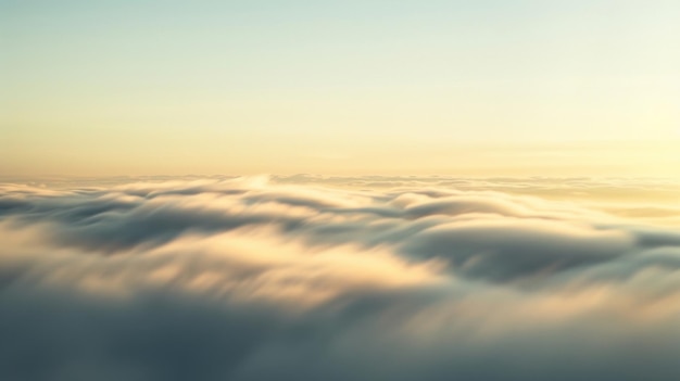 Photo an atmospheric river stretching out across the sky appearing almost like a tunnel of clouds