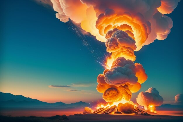 Atomic Bomb Hydrogen Bomb Nuclear Bomb Explosion Mushroom Cloud Shock Wave Wallpaper Background