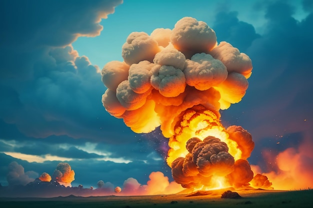 Atomic Bomb Hydrogen Bomb Nuclear Bomb Explosion Mushroom Cloud Shock Wave Wallpaper Background