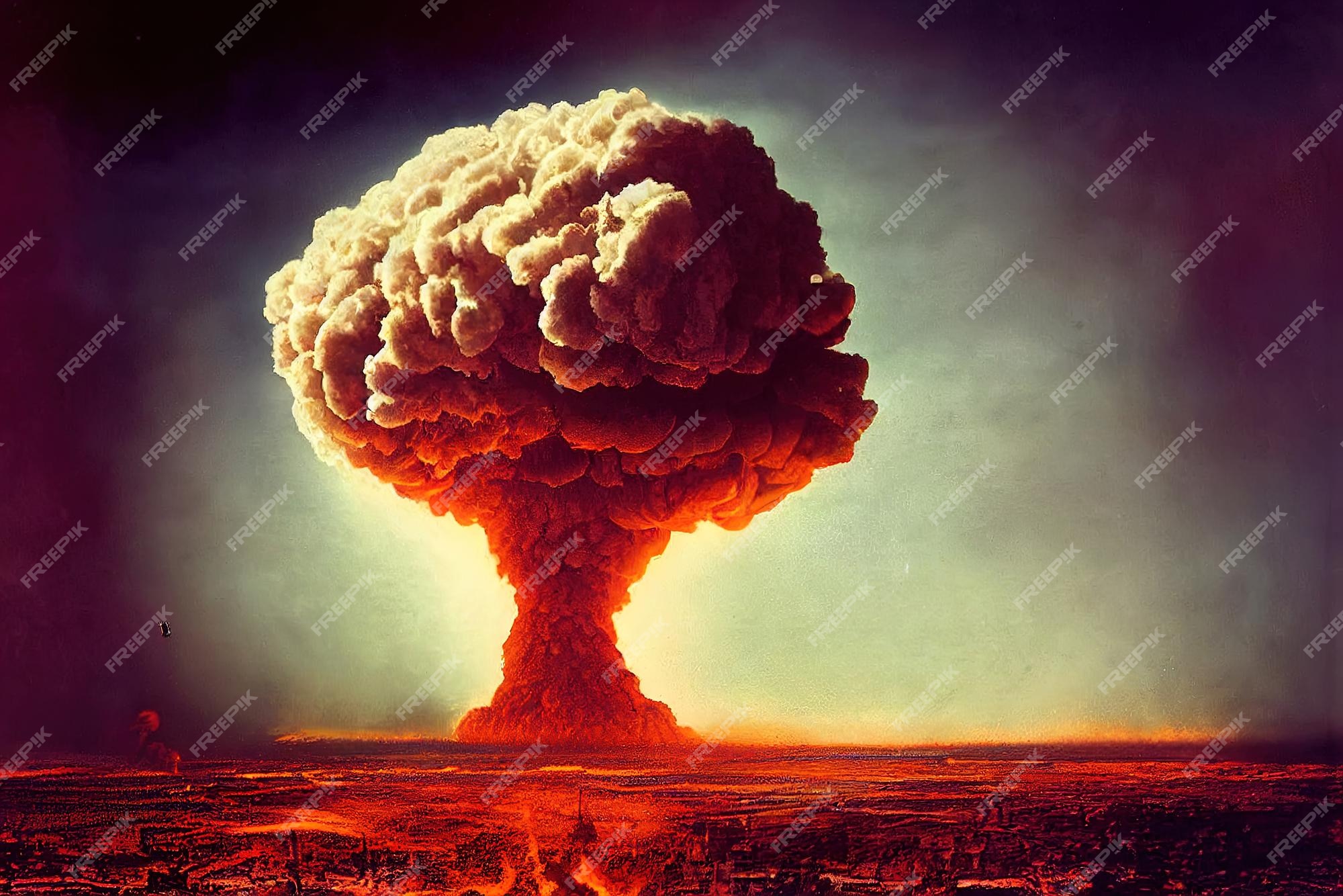 nuclear missile explosion wallpaper