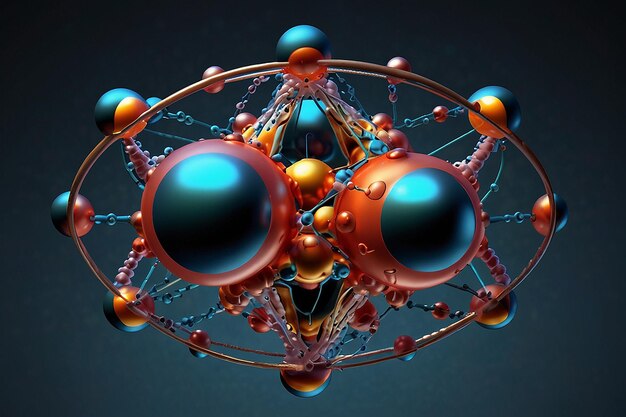 Фото atomic bonds представили слияние 2d и 3d цифрового искусства