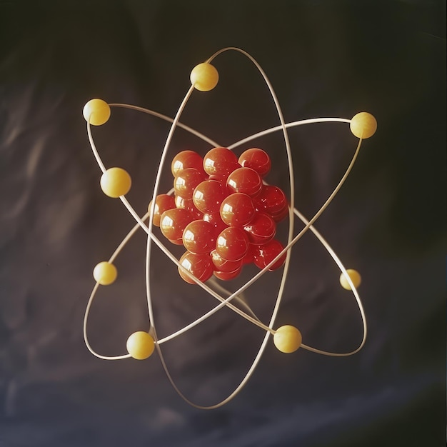 電子中性子陽子は原子の中の空の空間で固定された核を回転し粒子物理学の複雑な世界で予測可能な経路を示しています - - ザ・マサイ