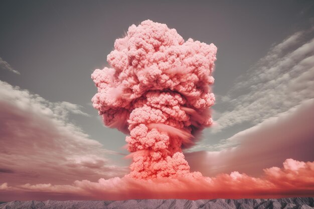 Atomic explosion and sky wave