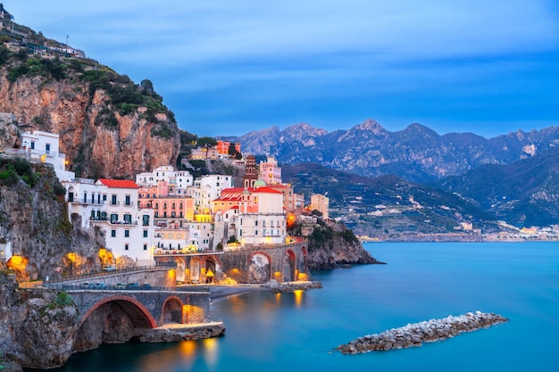 Photo atrani italy along the beautiful amalfi coast